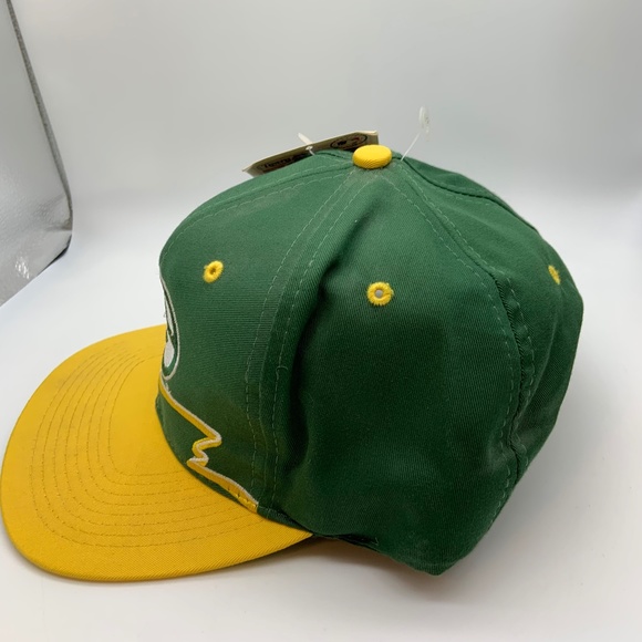 RARE VTG Logo7 90s Green Bay Packers Lightning Bolt Graffiti Snapback WITH TAGS! - Picture 6 of 16
